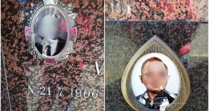 Vandalizzate alcune foto dei defunti al cimitero di Potenzoni