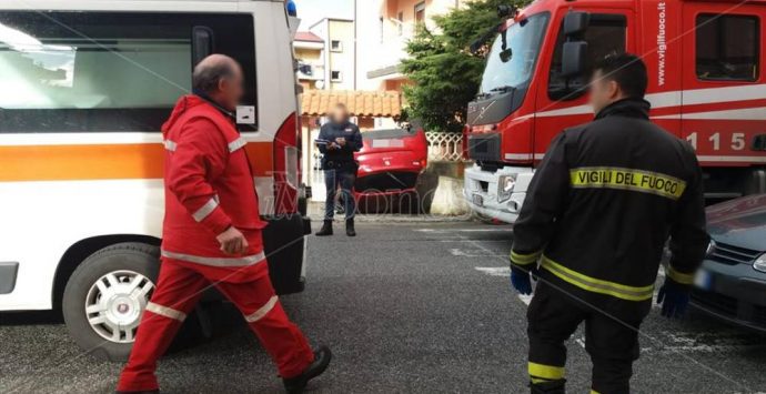 Incidente stradale a Vibo Marina, coinvolto calciatore della Vibonese – Foto