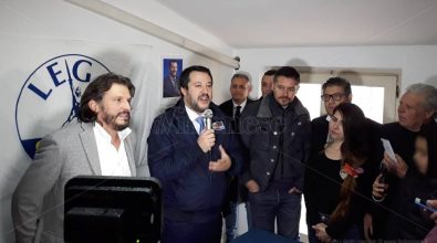 Salvini a Vibo: «Il centrodestra governerà la Regione a prescindere dal candidato» – Video