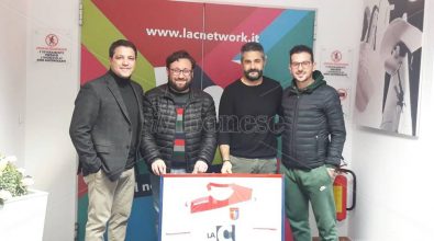 Sport e informazione, Vibo calcio a 5 in visita negli studi di LaC Tv