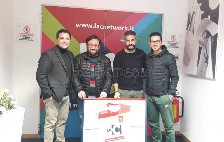 Sport e informazione, Vibo calcio a 5 in visita negli studi di LaC Tv