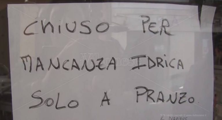 Crisi idrica a Vibo, il Comune intenzionato a “bacchettare” Sorical – Video