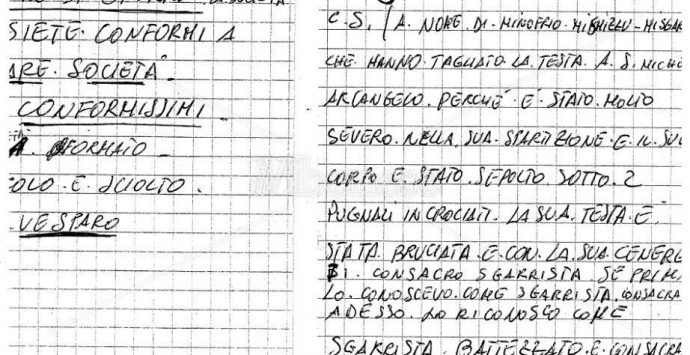 Rinascita-Scott, nei pizzini le formule di affiliazione alla ‘ndrangheta – Foto/Video