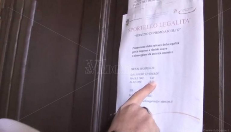 Vibo, lo sportello anti-racket rimane una chimera – Video