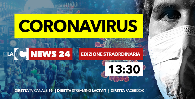 Coronavirus in Calabria: edizione straordinaria del Tg su LaC Tv