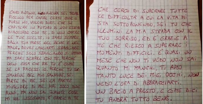 L’infermiere vibonese scrive al figlio lontano per i suoi 2 anni: “Andrà tutto bene”
