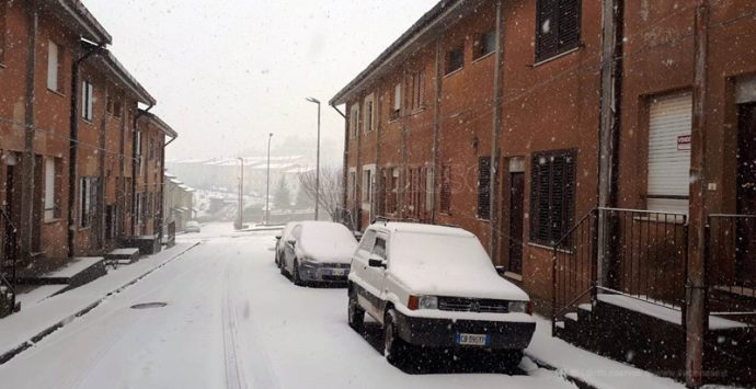 Primavera “rimandata”, la neve imbianca le Serre vibonesi – Foto