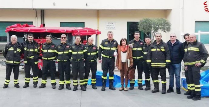 Vibo, l’“amuchina” dell’Industriale al Comando dei vigili del fuoco