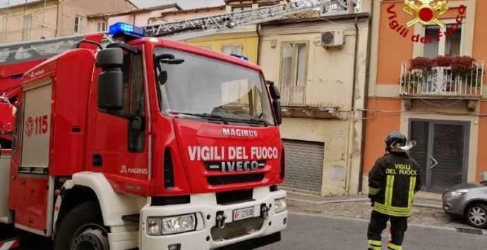 Vento forte nel Vibonese, numerosi interventi dei Vigili del fuoco