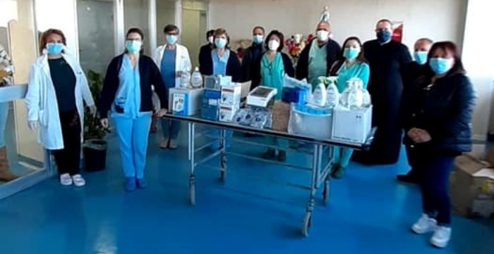 Dpi e attrezzature mediche in dono agli ospedali di Vibo e Tropea
