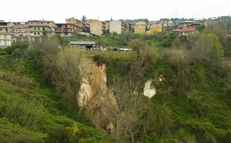 Frana di San Calogero, chiesto lo Stato di calamità naturale