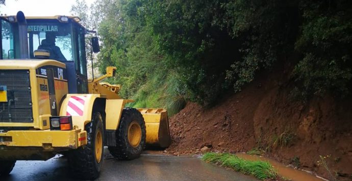 Maltempo nel Vibonese, gli interventi della Provincia sulla viabilità