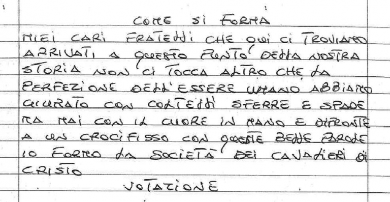 La ‘Ndrangheta dei «cavalieri di Cristo» e il battesimo di due picciotti