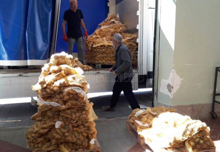 Solidarietà alimentare, 1500 chili di patate in dono ai bisognosi di Vibo