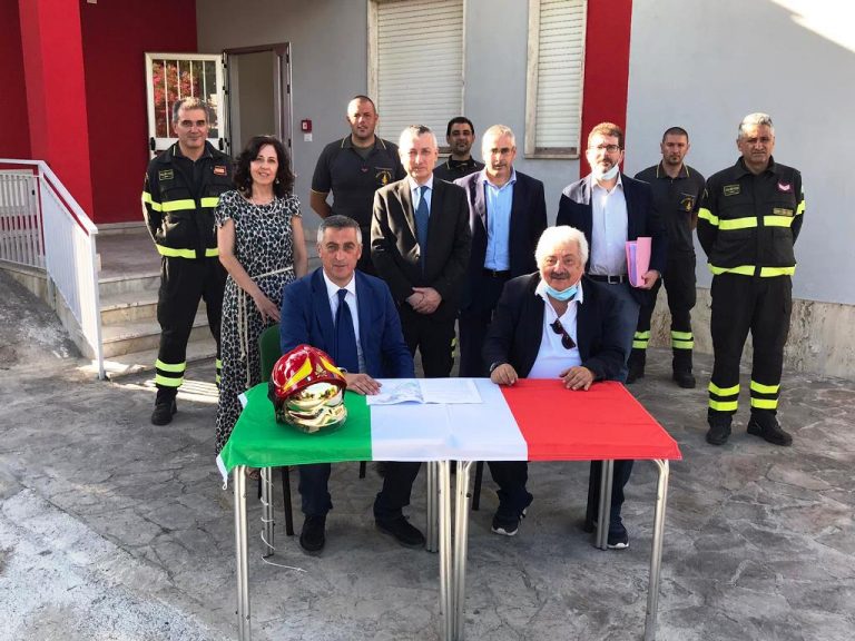 Vigili del fuoco a Ricadi, il distaccamento permanente è realtà