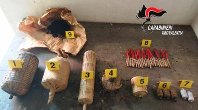 Soriano, i Carabinieri sequestrano 30 chili di materiale esplodente