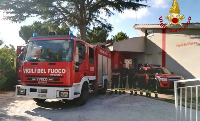 Distaccamento dei Vigili del fuoco attivato a Ricadi