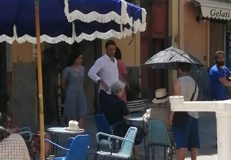 Tropea, Raoul Bova e compagna sul set dello spot per la Calabria