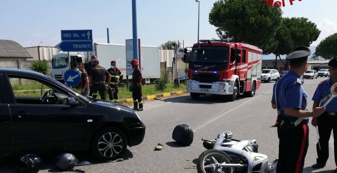 Scontro auto-scooter a Porto Salvo, interviene l’elisoccorso – Foto