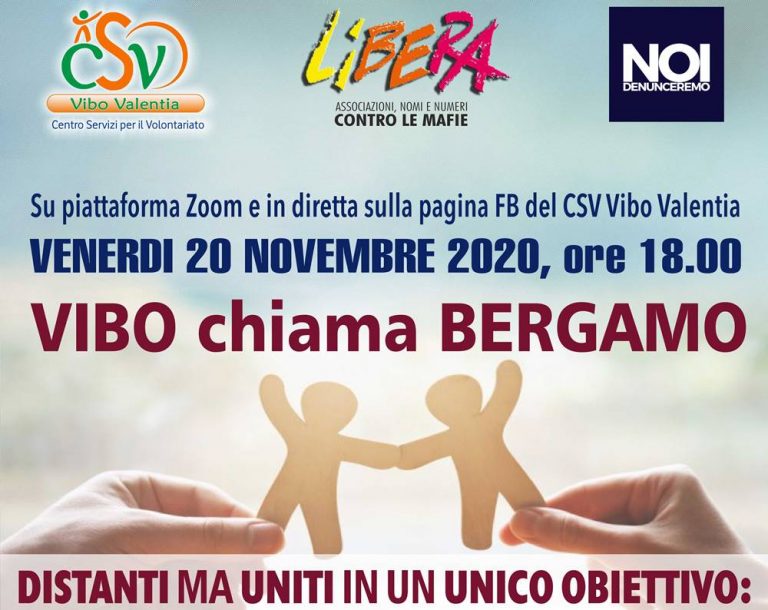 Emergenza Covid: Vibo chiama Bergamo, esperienze a confronto