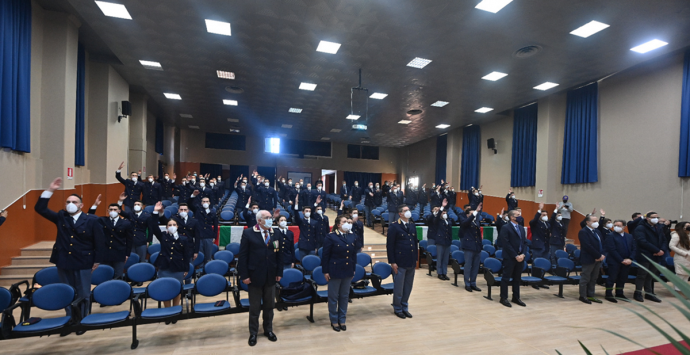 Scuola di Polizia di Vibo, giurano 123 nuovi agenti