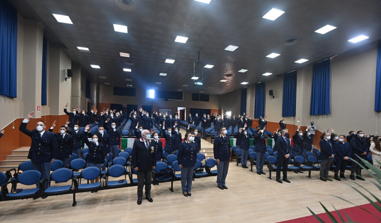 Scuola di Polizia di Vibo, giurano 123 nuovi agenti