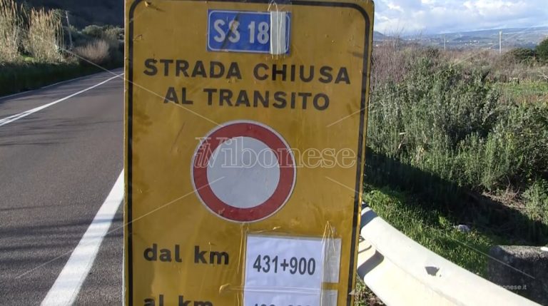 Vibo Valentia: la Statale 18 chiusa al transito e quei percorsi alternativi da incubo – Video