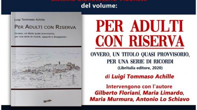 L’architetto Luigi Tommaso Achille ospite di “Incontri con i libri e gli autori”