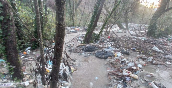 La “fiumara dei veleni”, disastro ambientale a valle di San Costantino – Foto