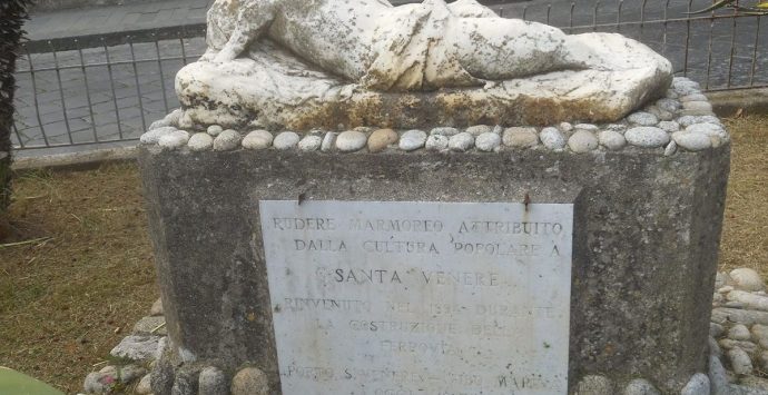 Vibo Marina, proposto il restauro della statua di Santa Venere alla soprintendenza