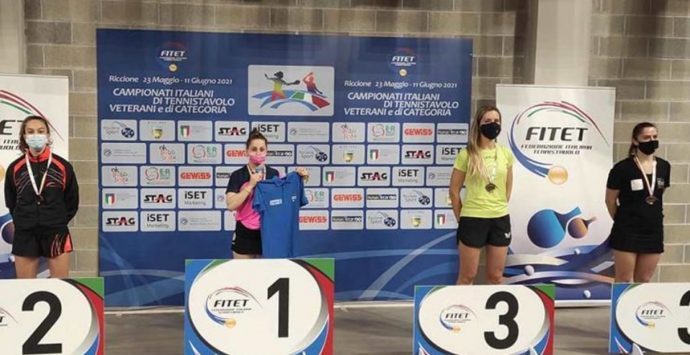 Miriam Carnovale medaglia d’argento nel campionato italiano di tennistavolo