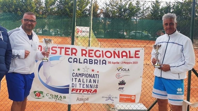 Tennis: i vibonesi Silvestri, Caccamo e Dotro ai Master nazionali Tpra