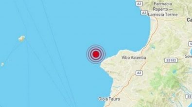 Lieve scossa di terremoto di magnitudo 3.2 al largo della costa vibonese