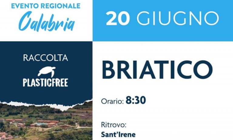 Plastic Free, domenica 20 giugno sarà ripulita la spiaggia di Sant’Irene