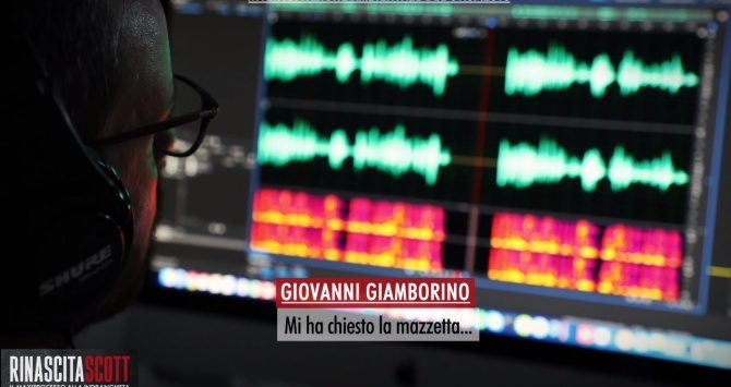 Giovanni Giamborino e la mazzetta richiesta: stasera nel format LaC Rinascita Scott -Video