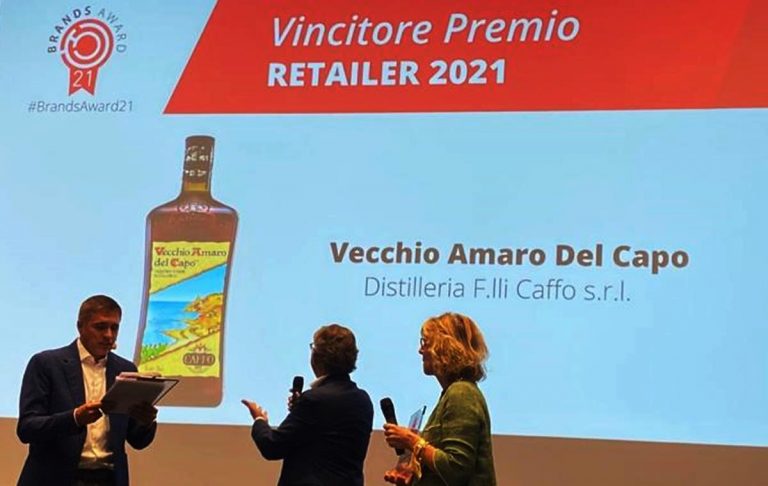 Vecchio Amaro del Capo trionfa al prestigioso Brands Award 2021