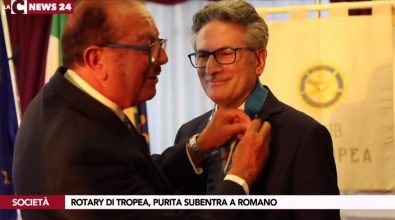 Tropea, passaggio di consegne al Rotary club: Purita subentra a Romano – Video