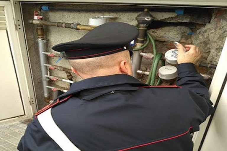 Allacci abusivi alla rete idrica scoperti dai carabinieri nelle Preserre, scatta la denuncia