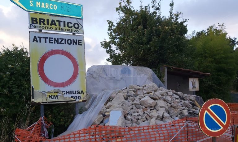 Cessaniti: la cappella San Basilio distrutta da un incidente verso la ricostruzione