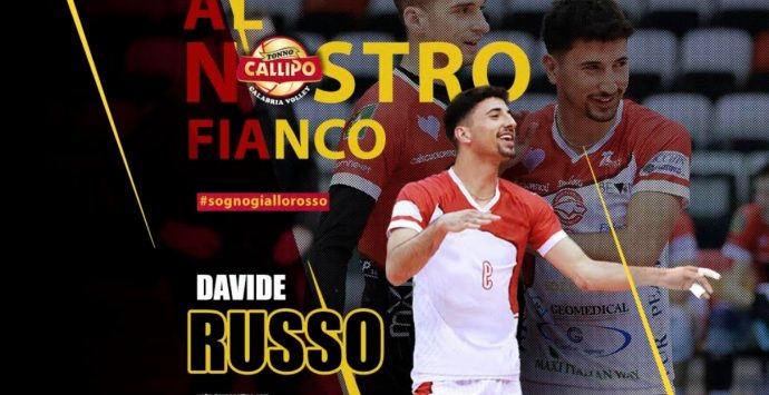 Volley, la Tonno Callipo si rinforza in seconda linea con l’arrivo dell’azzurro Davide Russo