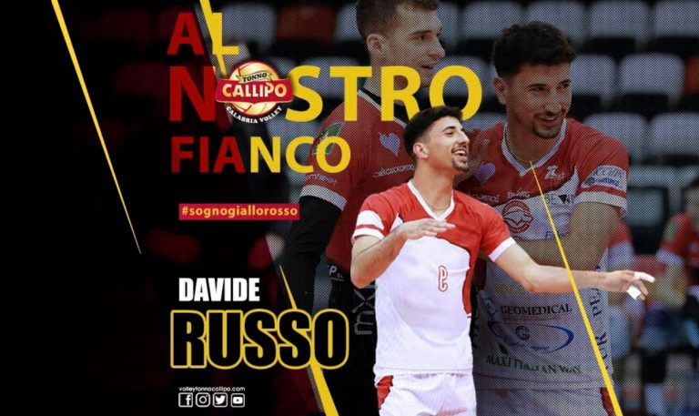 Volley, la Tonno Callipo si rinforza in seconda linea con l’arrivo dell’azzurro Davide Russo