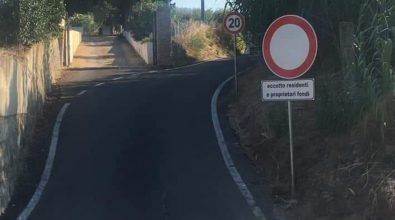 Vibo, pericolosa la strada Cancello Rosso-Candrilli: transito vietato ai non residenti