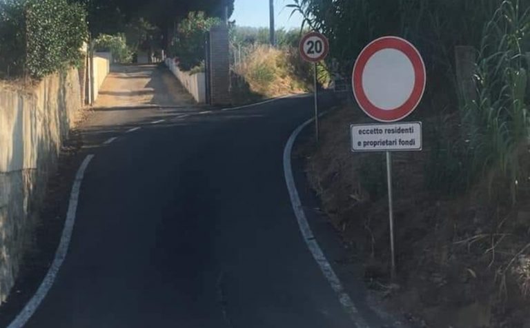 Vibo, pericolosa la strada Cancello Rosso-Candrilli: transito vietato ai non residenti