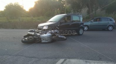 Incidente tra Vibo e Vena, un ferito nello scontro tra moto e auto