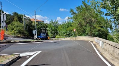 Vibo, terminati i lavori di consolidamento della strada per Longobardi