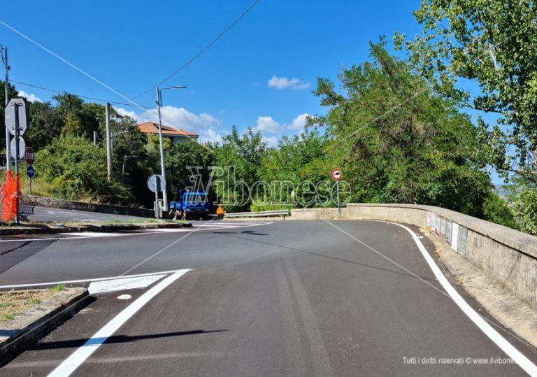 Vibo, terminati i lavori di consolidamento della strada per Longobardi