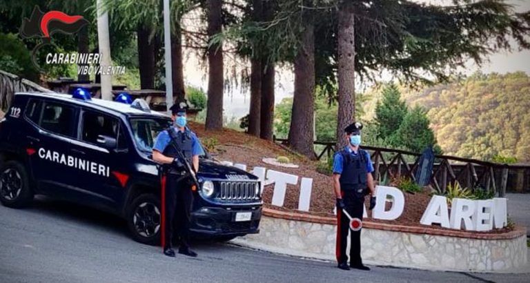 A calci e pugni al portone della stazione dei carabinieri: due arresti nel Vibonese