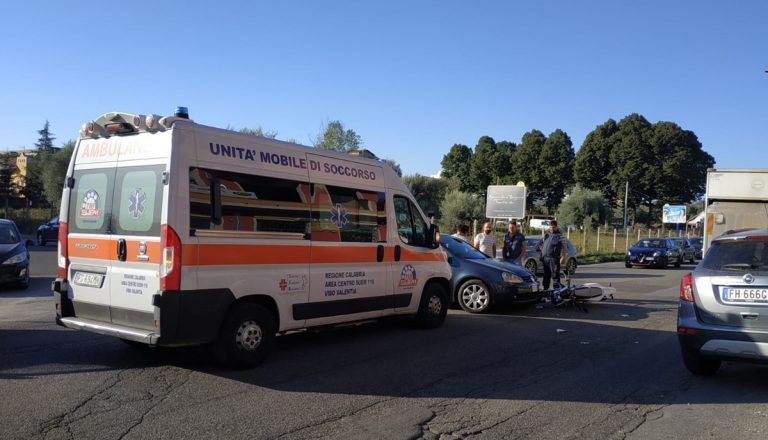 Incidente stradale questa mattina a Vibo: un ferito