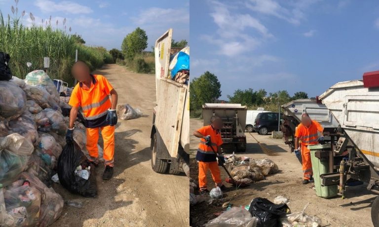 Montagne di rifiuti a pochi metri dalla spiaggia, nuove bonifiche a Briatico