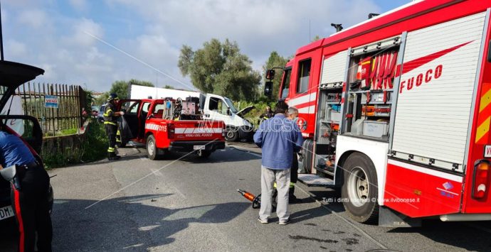 Incidente stradale a Vibo, due i feriti